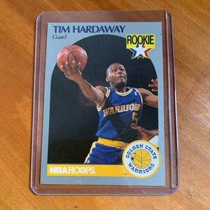 Tim Hardaway rookie card 1990 nba hoops